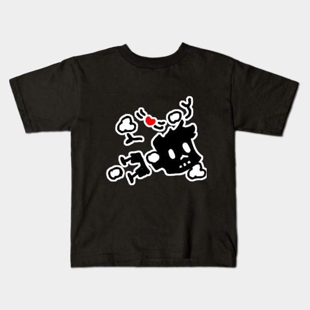 Crunchy zombie boy Kids T-Shirt by COOLKJS0